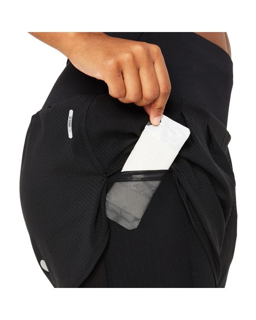 Asics Black Performance Running Shorts