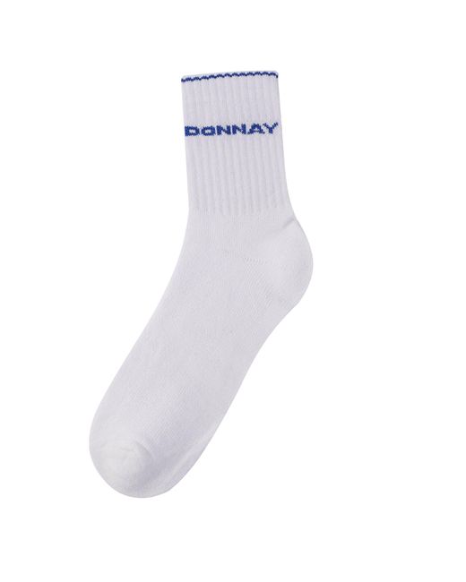 Donnay White 10 Pack Quarter Socks Plus Size 12