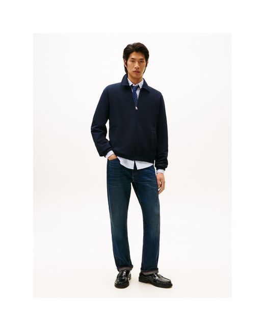 Tommy Hilfiger Blue Terry Ivy Harrington Jacket for men