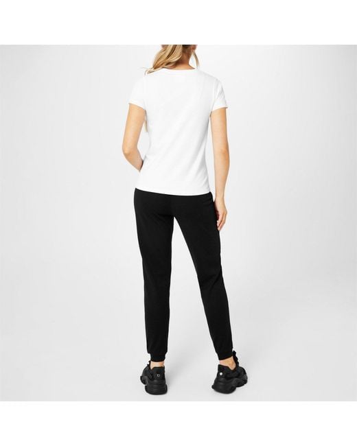 Slazenger 1881 Black Interlock Closed Hem Pant