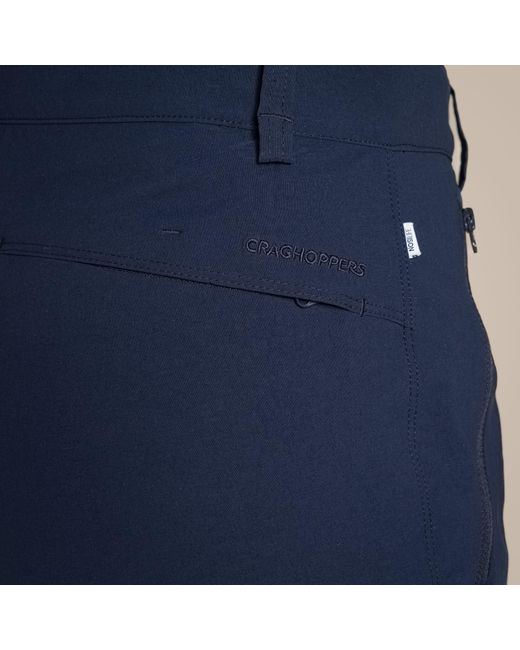 Craghoppers Blue Nosilife Pro Convertible Iii Lightweight Trousers