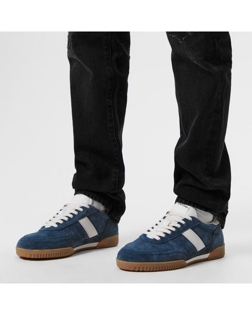 Tom Ford Blue Terence Suede Sneakers for men
