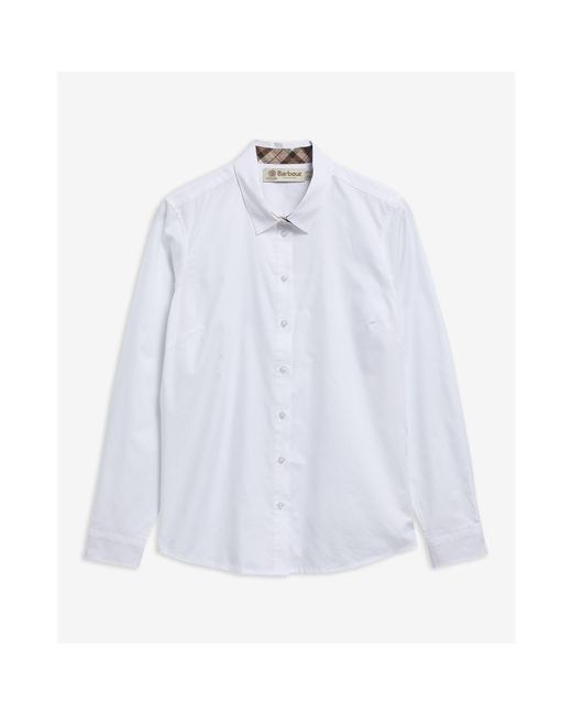 Barbour White Derwent Shirt
