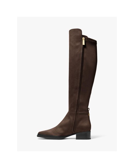 MICHAEL Michael Kors Brown Bromley Flat Boots