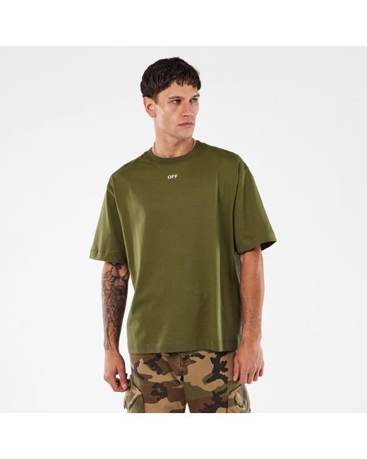 Off-White c/o Virgil Abloh Green Skate T-Shirt for men