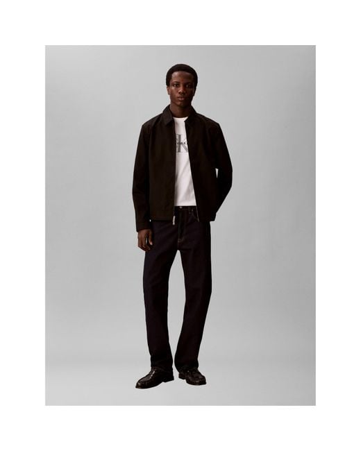 Calvin Klein Black Coach Jacket for men