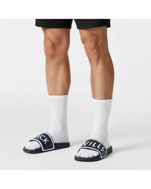 Jack Wills Blue Jack Logo Sliders for men