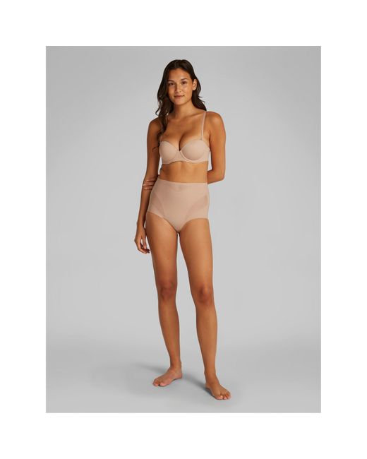 Calvin Klein Brown Sculpted Firm Mesh Brief Shapewear