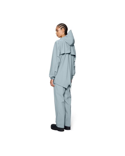 Rains Blue Fishtail Waterproof Jacket