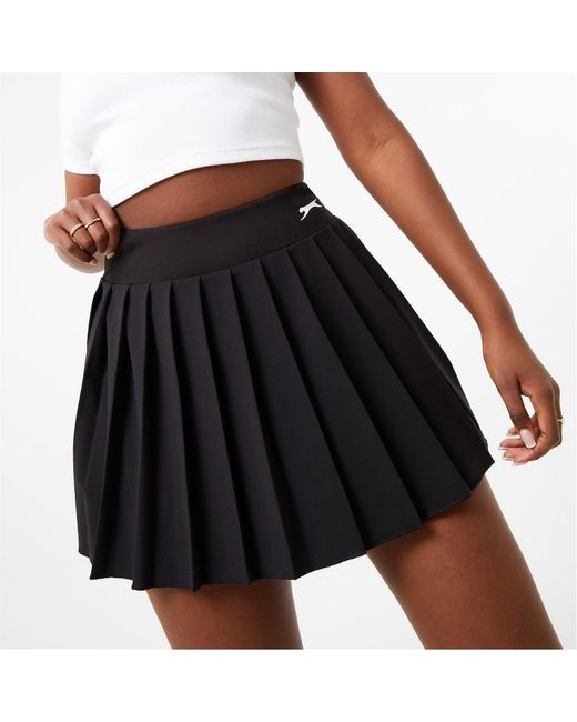Slazenger 1881 Black Pleated Skort
