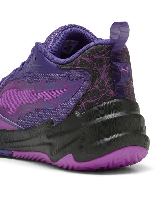 PUMA Purple Scoot Zeros Lightning Basketball Trainers for men