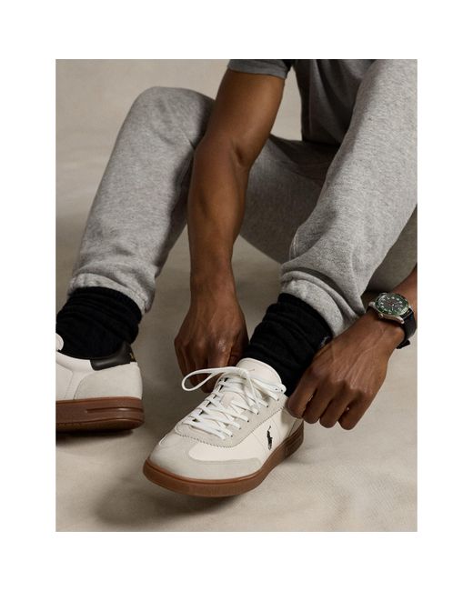 Polo Ralph Lauren White Bedford Low-Top Trainers for men