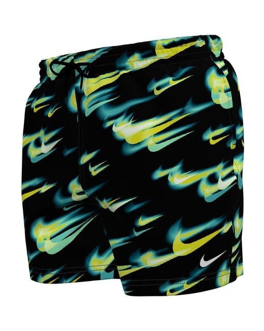 Nike Green Swim Breaker 5 Brief-Lined Volley Short for men