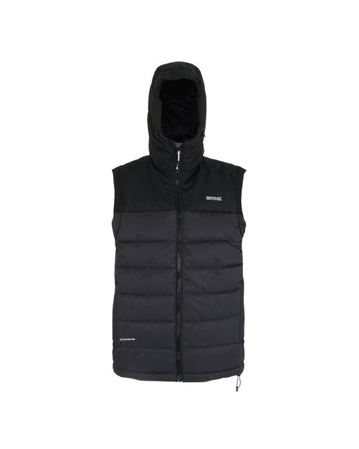 Regatta Black Aldthorn Bodywarmer Water-Repellent Insulated Sleeveless Gilet for men