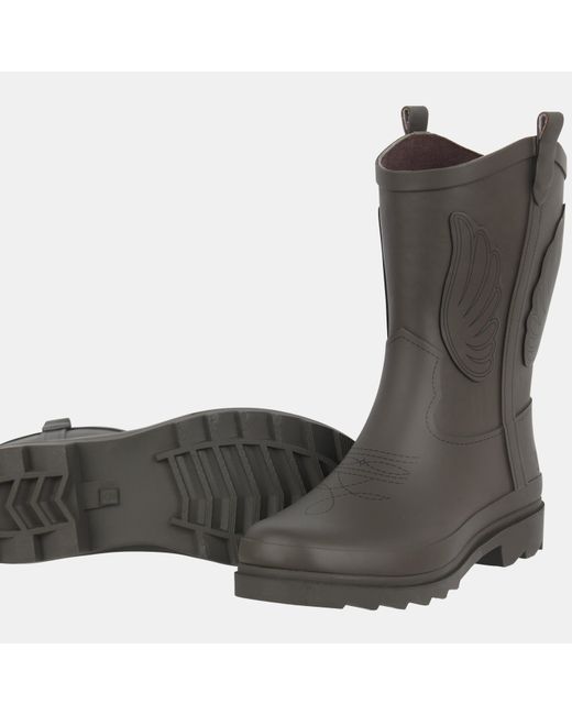 Jack Wills Gray Cowboy Waterproof Wellingtons