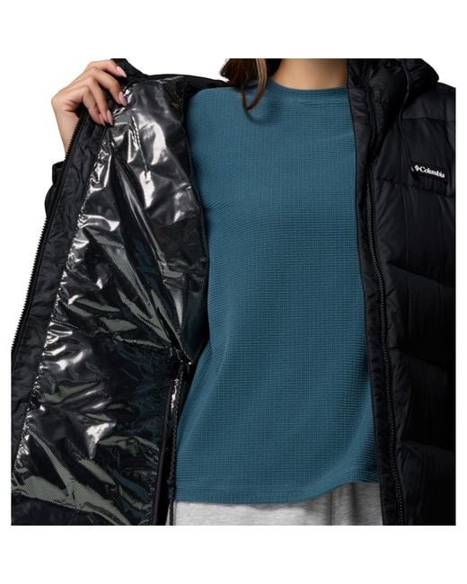 Columbia Black Pike Lake Thermal Reflective Water Repellent Insulated Puffer Jacket