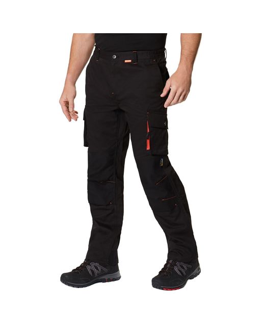 Regatta Black Heroic Worker Trousers Regular for men
