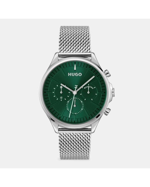 HUGO Green Gents #Smash Multi Watch for men