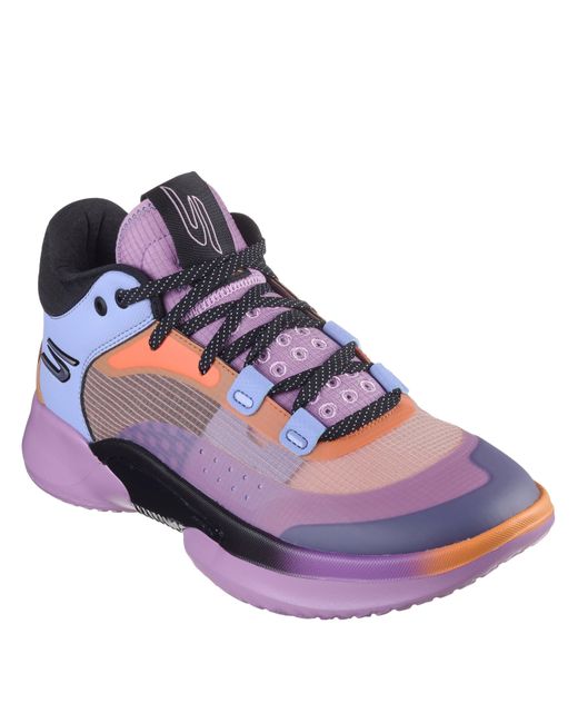 Skechers Purple Basketball Skx Resagrip Trainers for men