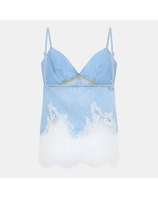 DIESEL Blue Wrap Top