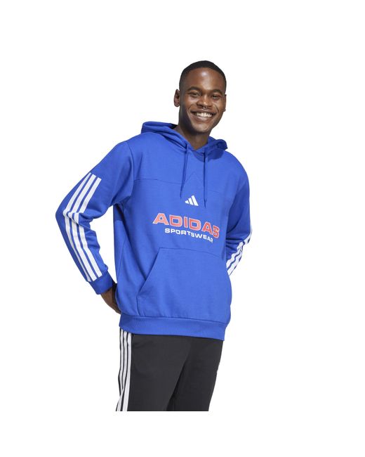 Adidas Blue House Of Tiro Nations Pack Hoodie Adults for men