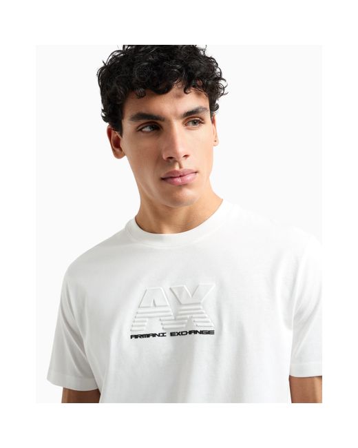 ARMANI EXCHANGE White T-Shirt for men