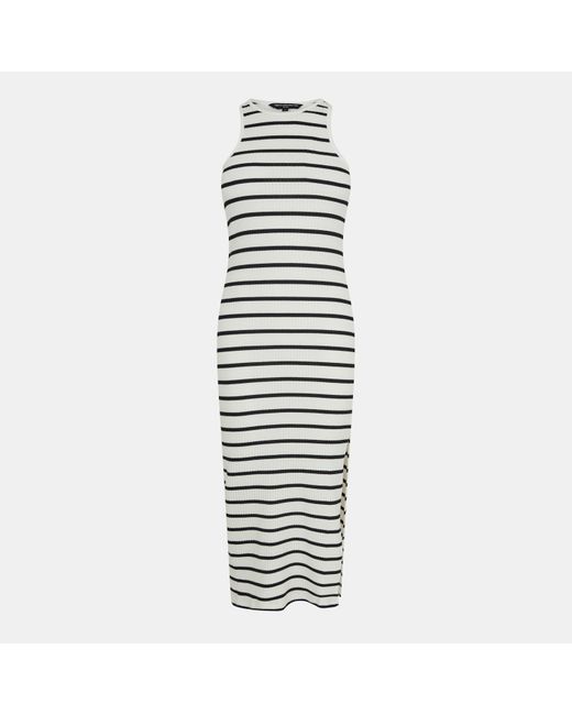 French Connection Multicolor Tommy Stripe Racer Back T-Shirt Dress
