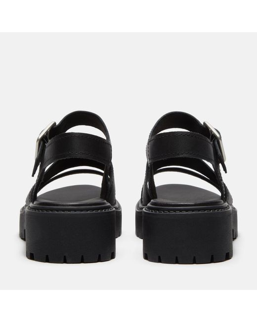 Timberland Black Gladiator Flat Sandal