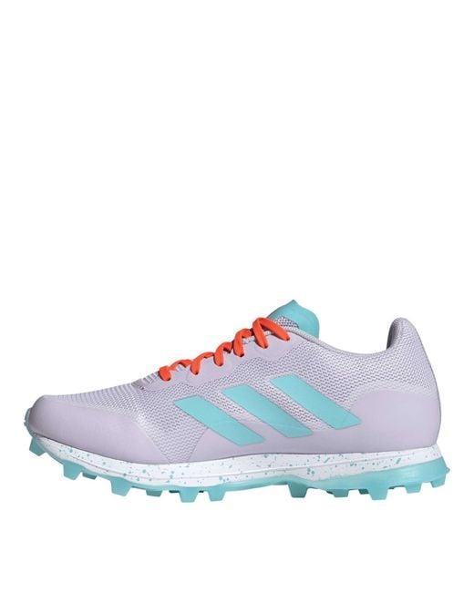 Adidas Blue Fabela Zone 2.1 Hockey Shoes