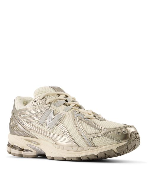 New Balance White 1906r In Grey/brown Synthetic