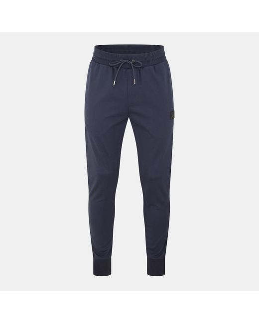 Boss Blue Lamont Closed Hem Jogging Bottoms for men