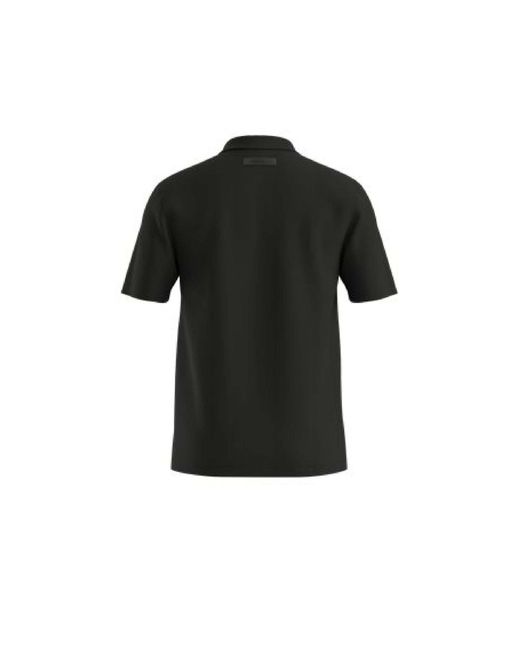HUGO Black Dimerspolo Stretch Cotton Polo Shirt for men