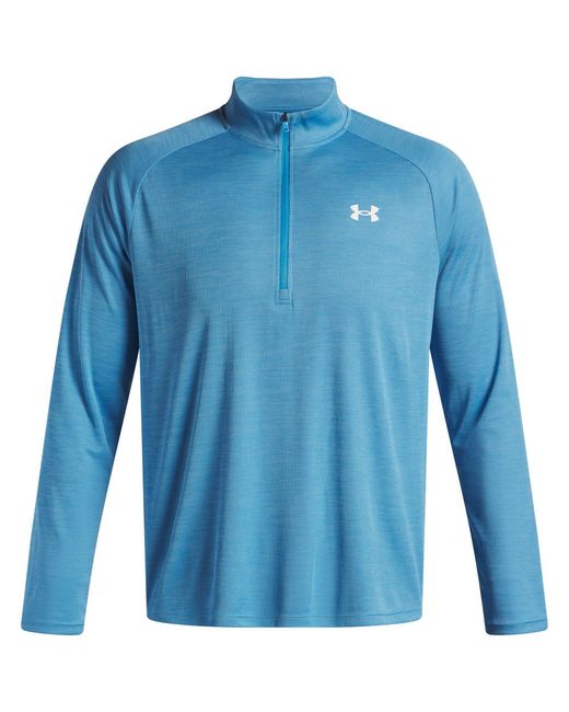 Under Armour Blue Tech ½ Zip Long Sleeve for men