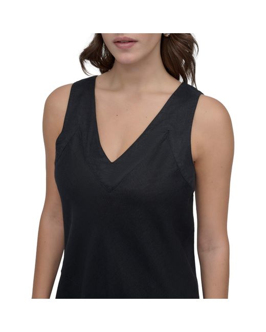 DKNY Black Long Maxi Dress
