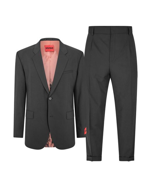 HUGO Black Kris Teagan241F2X Suit for men