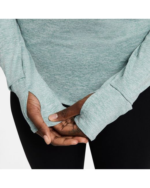 Nike Blue Swift 1/4-Zip Running Top