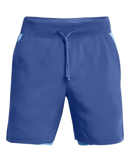 Under Armour Blue Launch Pro Performance Running Shorts for men