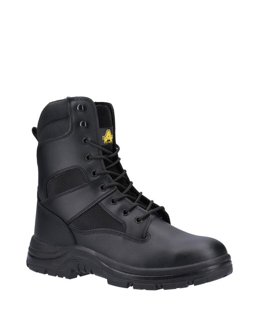 Amblers Safety Black Fs008 Hi Leg Safety Boot