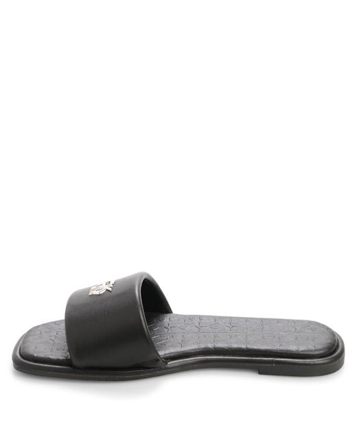 DKNY Black Bunnie Flat Sandal