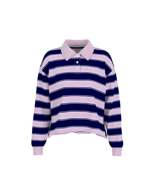 Guess Blue Rugby Polo Shirt