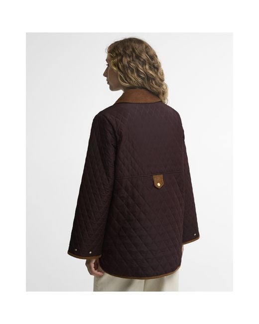 Barbour Brown B.Li Whickham Qlt Jk Ld64