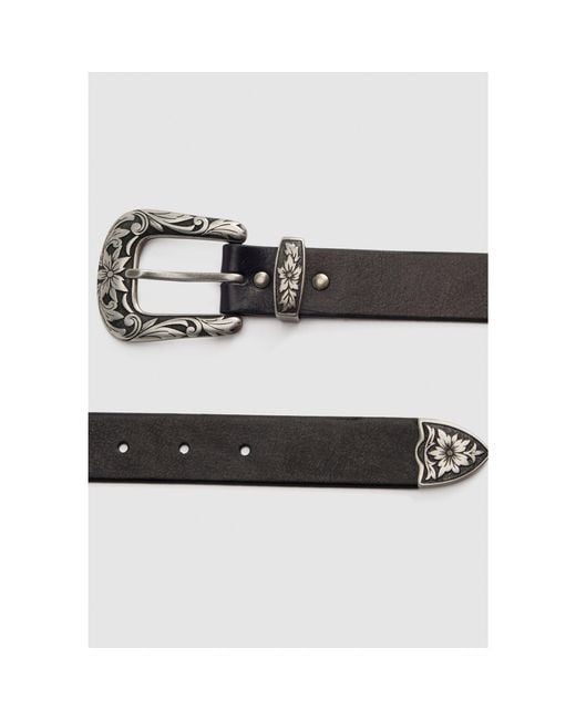 Levi's Black Rodeo Leather Belt
