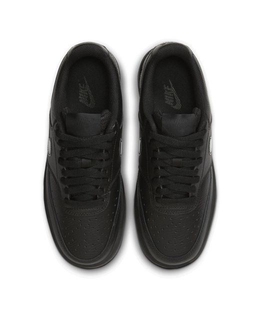 Nike Black Court Vision Low Next Nature Trainers