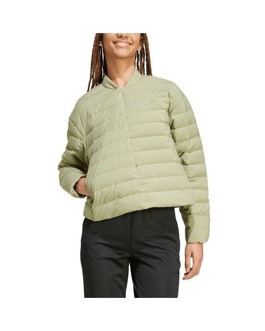 Adidas Green Helionic Light Down Jacket