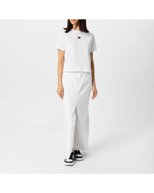 Tommy Hilfiger White Logo T-Shirt