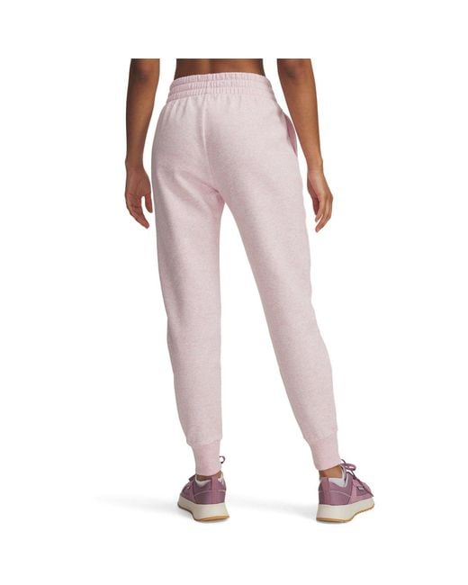 Under Armour Pink Ua Rival Flc Jogger