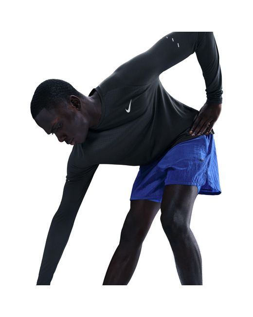Nike Black Stride 5 Ls Tee Sn64 for men