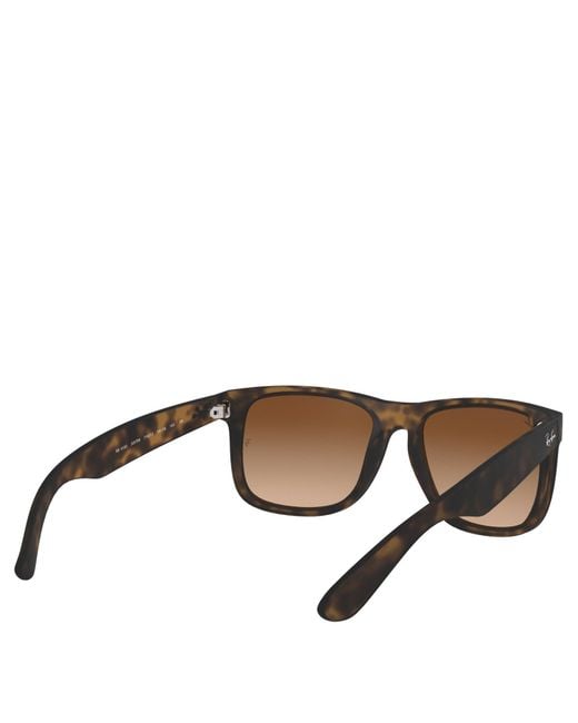 Ray-Ban Brown Justin Square Sunglasses