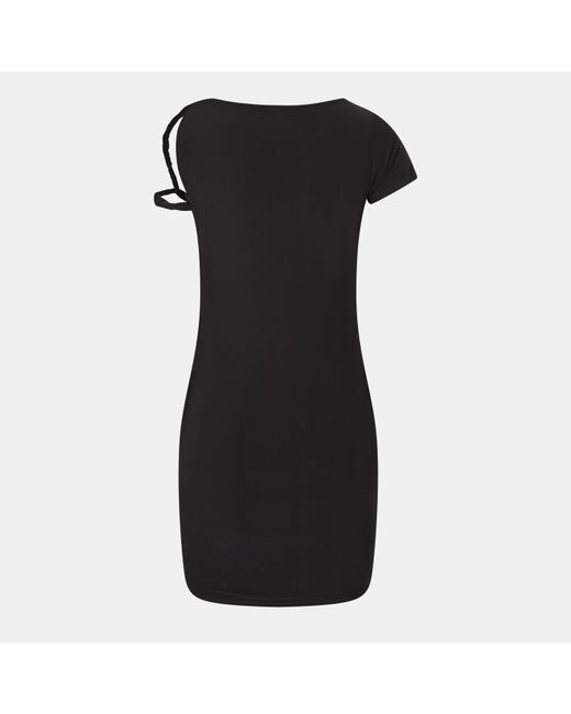 Missy Empire Black Twist Strap Mini Dress
