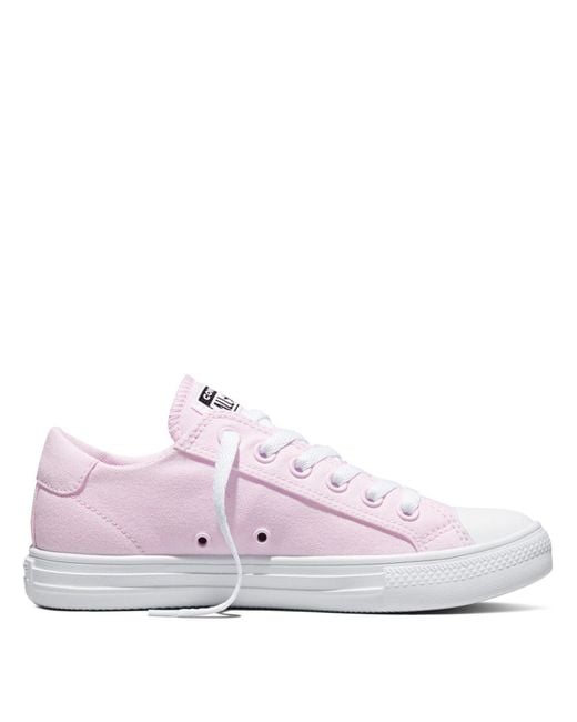 Converse Pink Canvas Trainers